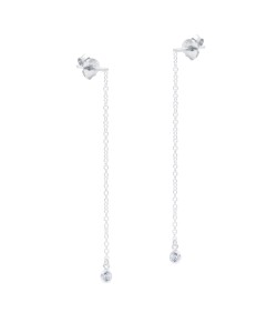 Dangling Chain Silver Earring STC-2227